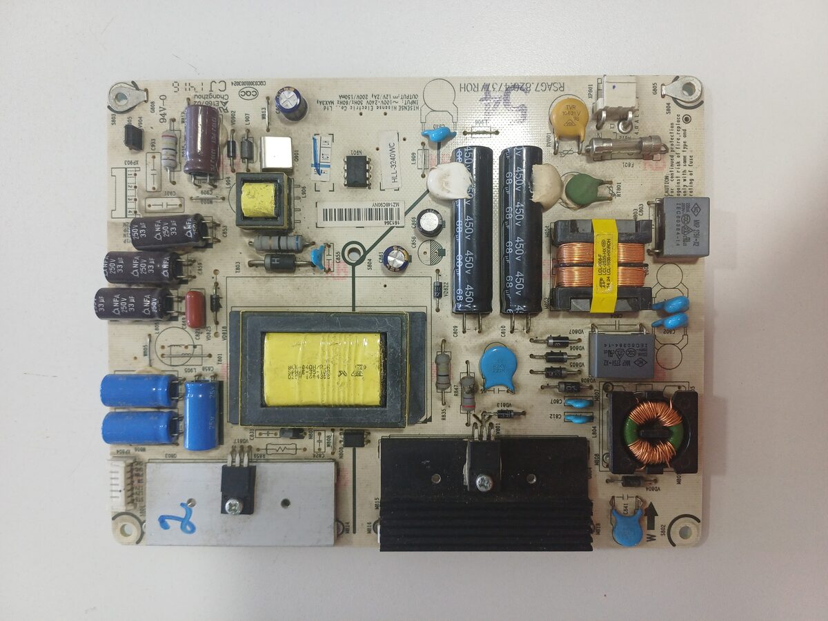 FUENTE DE PODER TV HISENSE RSAG7.820.4737 - USADA PROBADA FUNCIONANDO