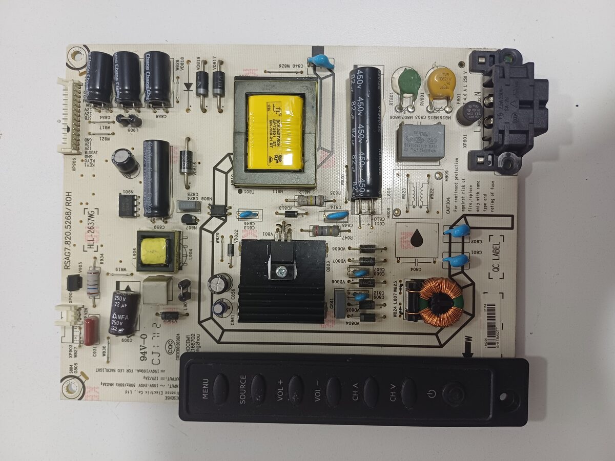 Fuente De Poder Hisense / Panavox RSAG7.820.5268/ROH HLL-2637WG