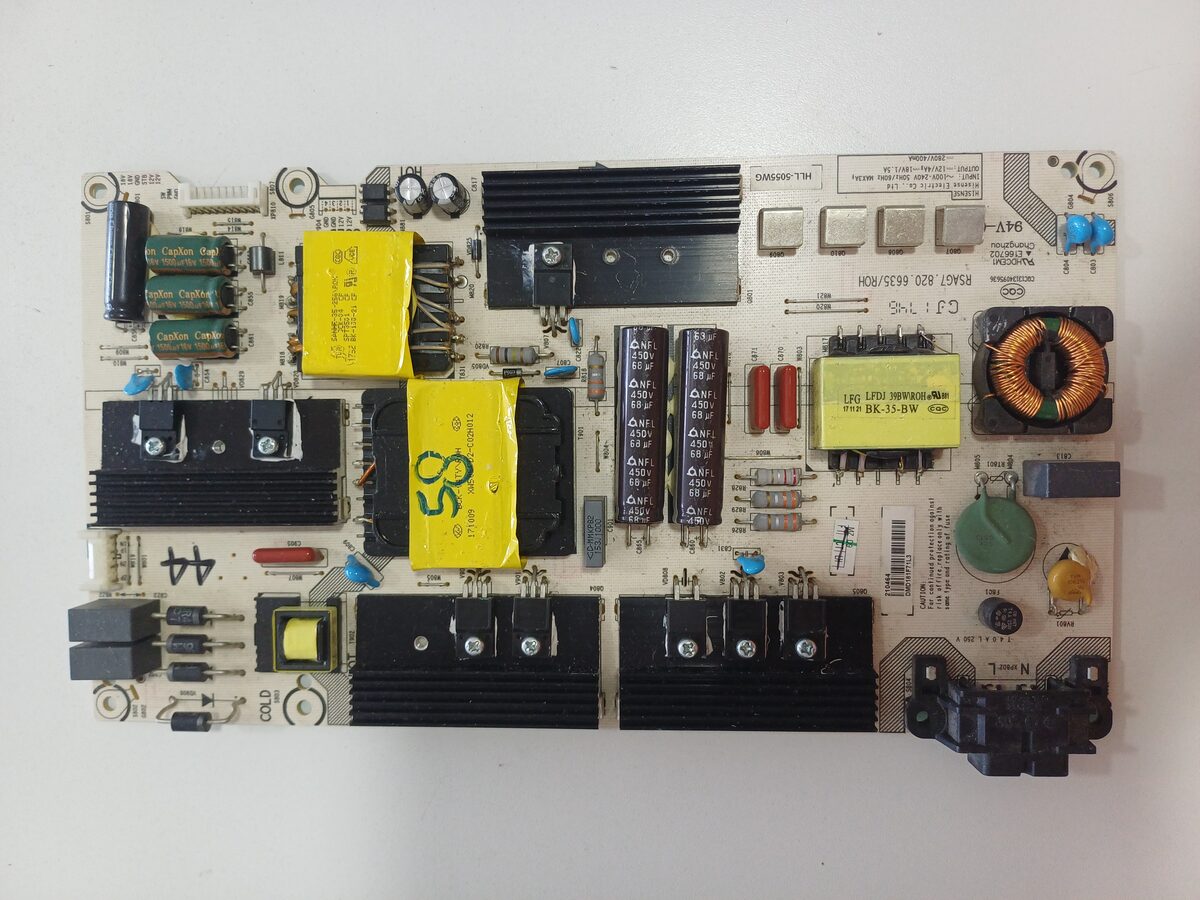 Placa Fuente De Poder Tv Hisense / Panavox RSAG7.820.6635/ROH