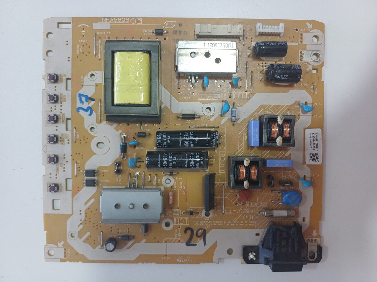 Fuente De Poder Panasonic TNPA5808 TXN/P10PGUL TC-32A400