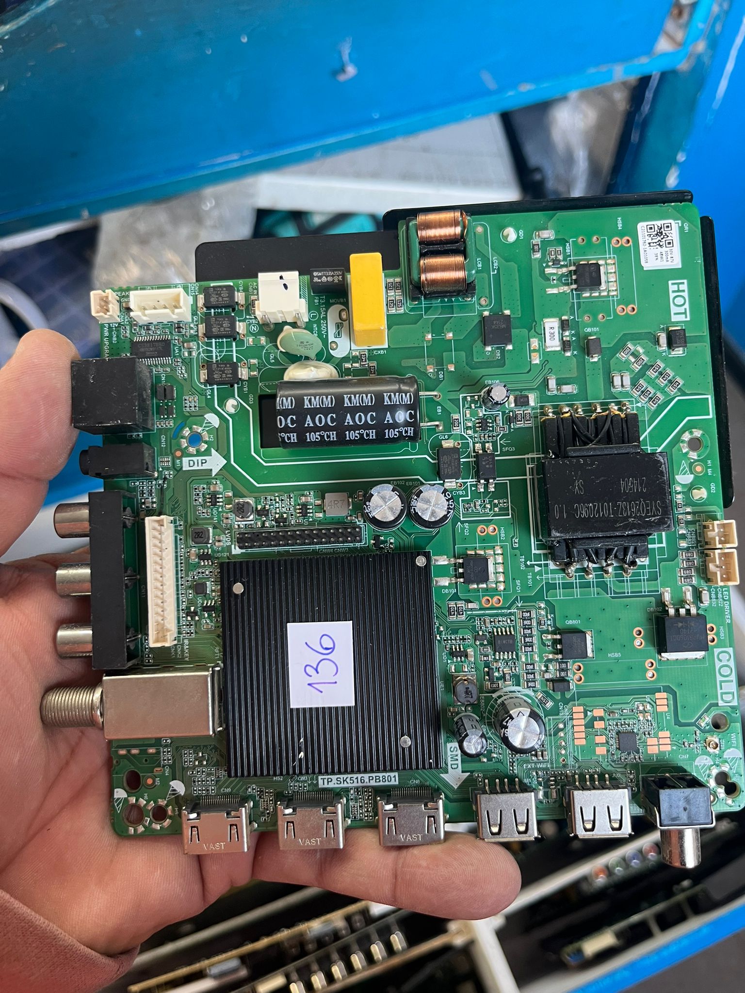 Placa Monoplaca Main Fuente TP.SK516.PB801 Original Usada Probada