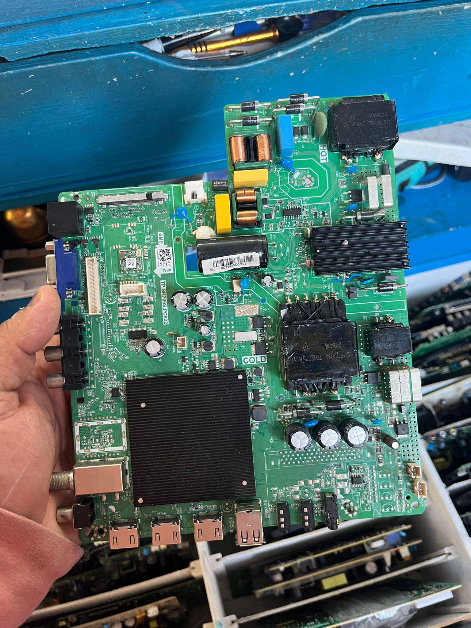 Placa Monoplaca Main Fuente TP.SK706S.PC822 Original Usada Probada