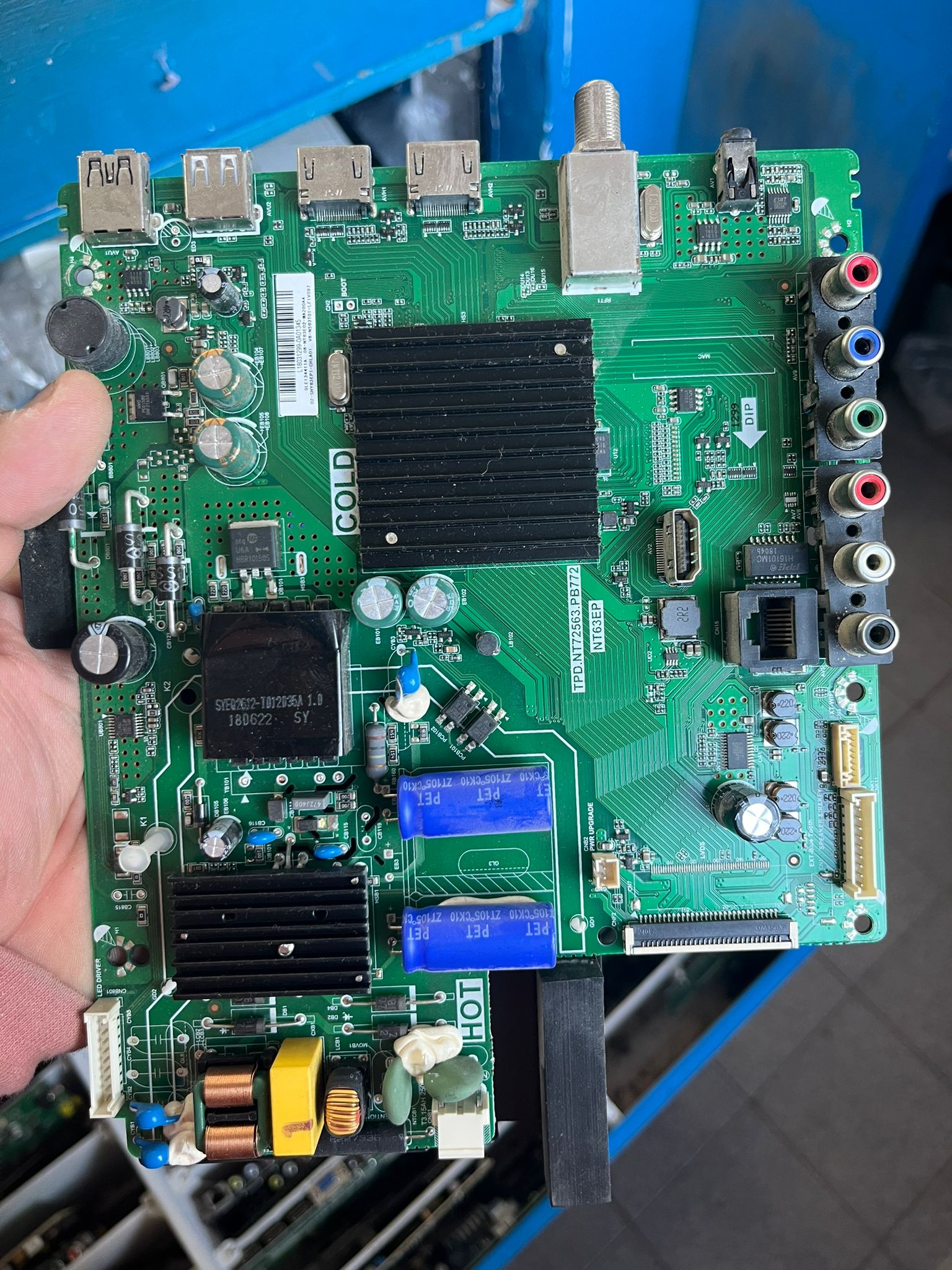 Placa Main TV TCL TPD.NT72563.PB772 NT63EP Probada Original