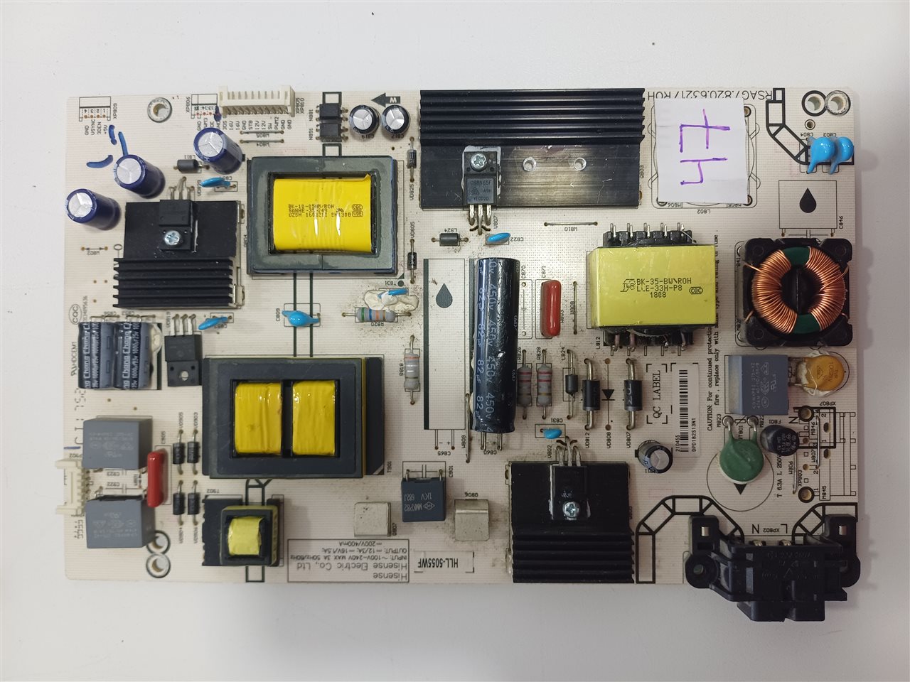 Fuente De Poder Tv Hisense RSAG7.820.6521/ROH Original Usada
