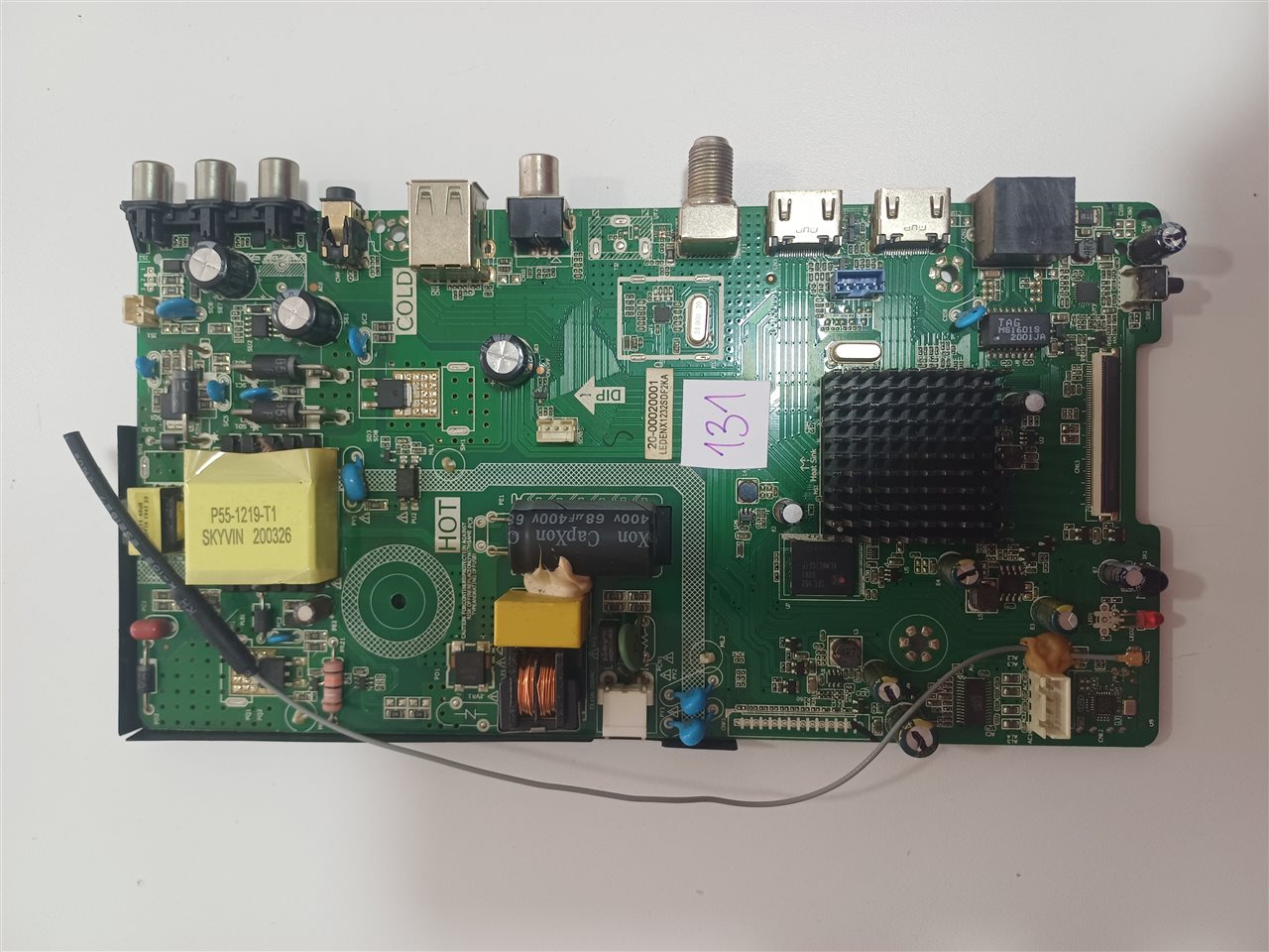 Placa Main Tv P55-1219-T1 Original Usada