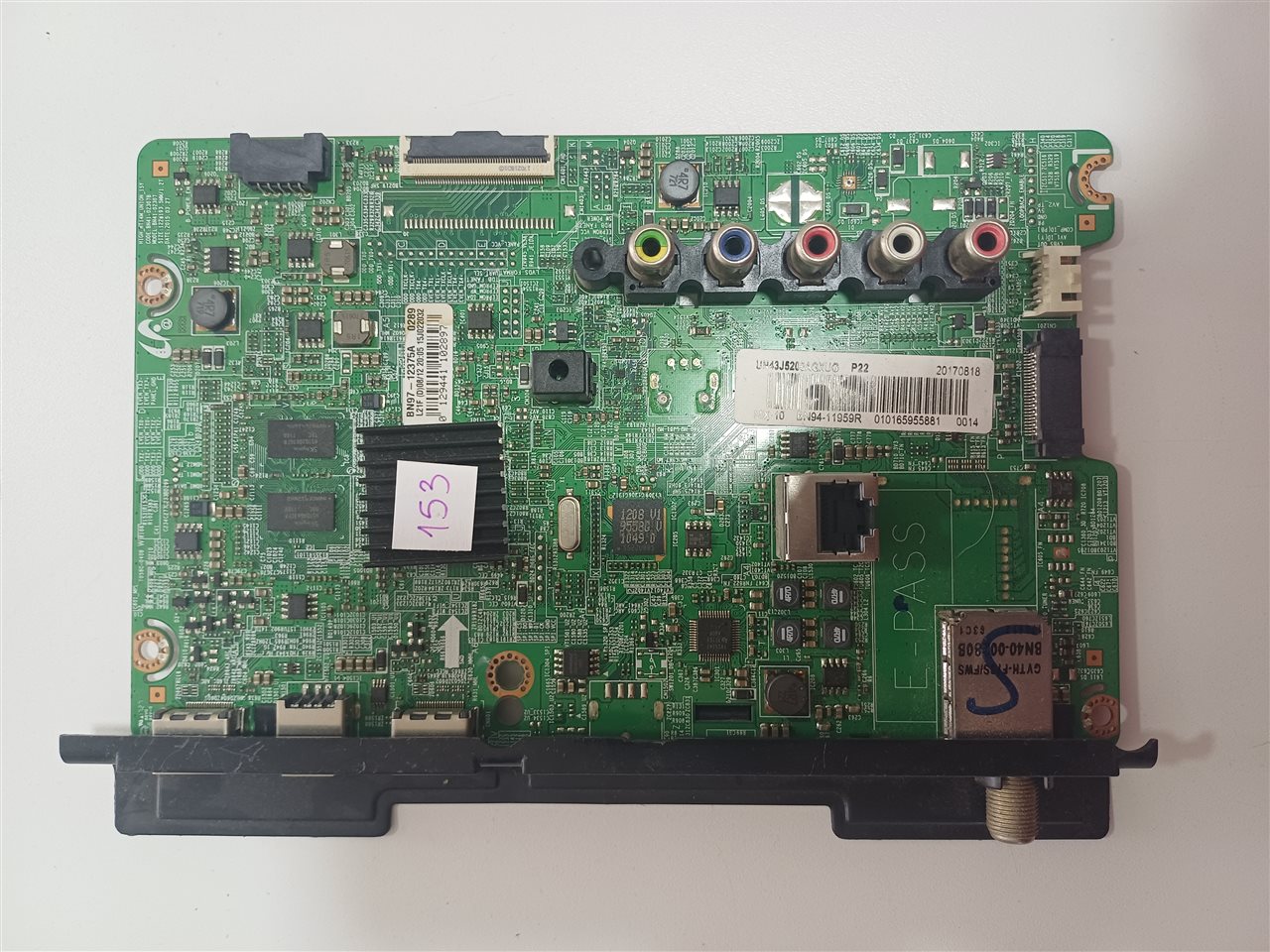 Placa Main Tv Samsung BN97-12375A Original Usada