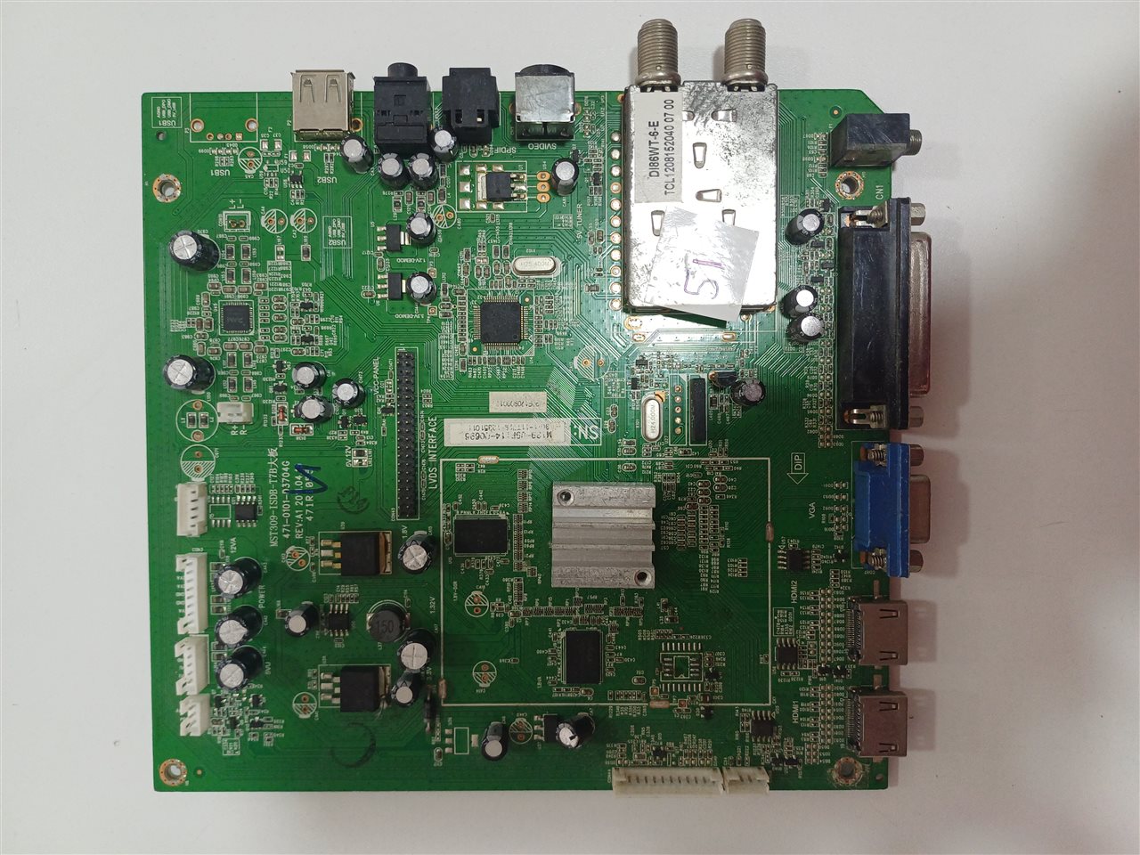 Placa Main Tv TCL MST309-ISDB-T7B Original Usada